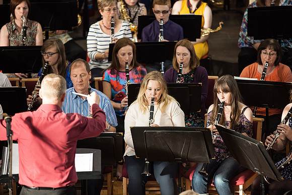 Concert photography in Midlothian, community band image by John Gilchrist Edinburgh photographer 2016 0045