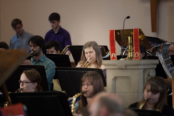Concert photography in Midlothian, community band image by John Gilchrist Edinburgh photographer 2016 0031