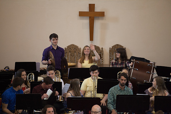 Concert photography in Midlothian, community band image by John Gilchrist Edinburgh photographer 2016 0058