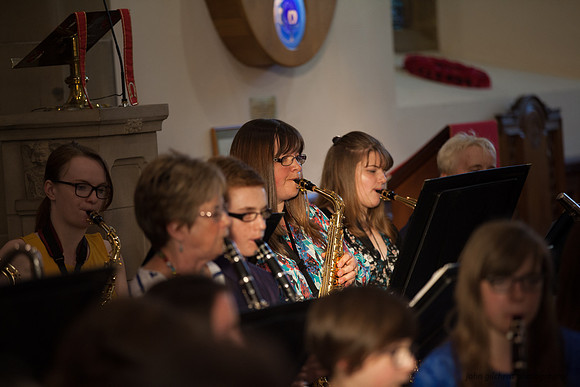 Concert photography in Midlothian, community band image by John Gilchrist Edinburgh photographer 2016 0086