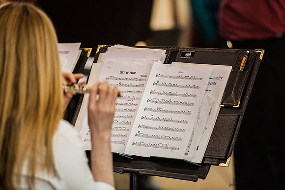 Concert photography in Midlothian, community band image by John Gilchrist Edinburgh photographer 2016 0083