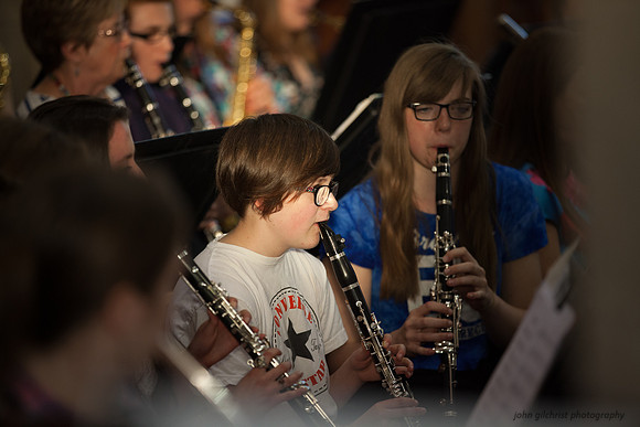 Concert photography in Midlothian, community band image by John Gilchrist Edinburgh photographer 2016 0085