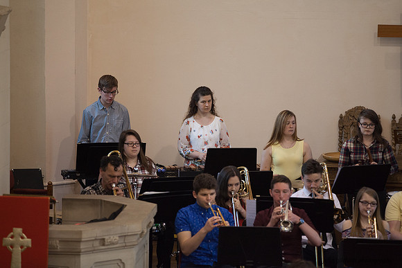 Concert photography in Midlothian, community band image by John Gilchrist Edinburgh photographer 2016 0069