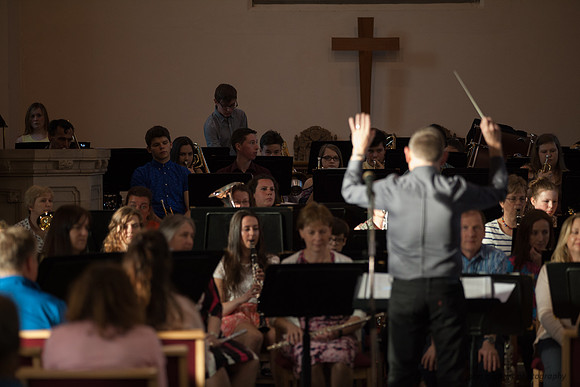 Concert photography in Midlothian, community band image by John Gilchrist Edinburgh photographer 2016 0041