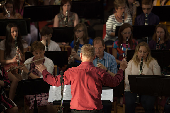 Concert photography in Midlothian, community band image by John Gilchrist Edinburgh photographer 2016 0064