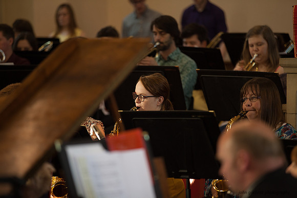 Concert photography in Midlothian, community band image by John Gilchrist Edinburgh photographer 2016 0033