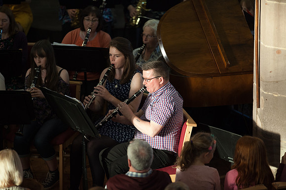 Concert photography in Midlothian, community band image by John Gilchrist Edinburgh photographer 2016 0066