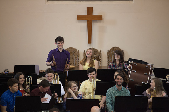 Concert photography in Midlothian, community band image by John Gilchrist Edinburgh photographer 2016 0057
