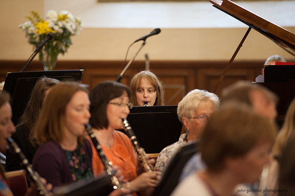 Concert photography in Midlothian, community band image by John Gilchrist Edinburgh photographer 2016 0089