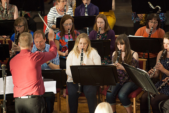 Concert photography in Midlothian, community band image by John Gilchrist Edinburgh photographer 2016 0063