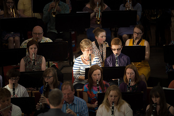 Concert photography in Midlothian, community band image by John Gilchrist Edinburgh photographer 2016 0070