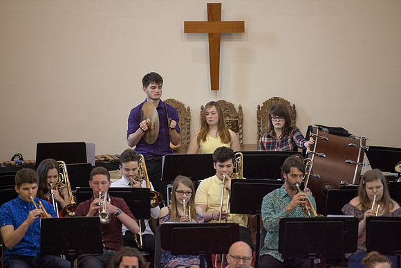 Concert photography in Midlothian, community band image by John Gilchrist Edinburgh photographer 2016 0062
