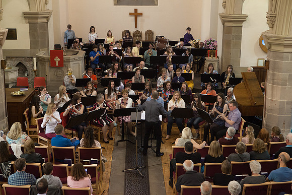 Concert photography in Midlothian, community band image by John Gilchrist Edinburgh photographer 2016 0074