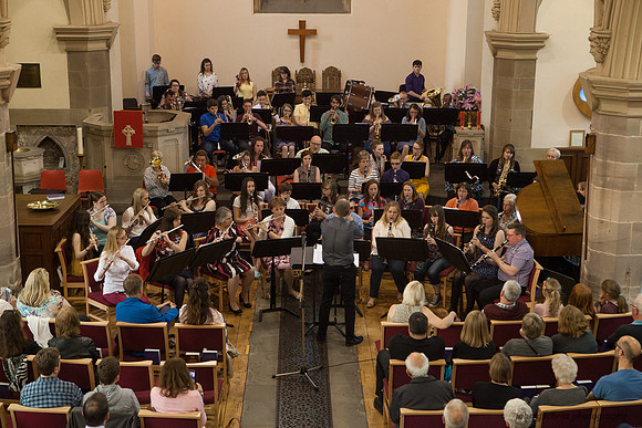 Concert photography in Midlothian, community band image by John Gilchrist Edinburgh photographer 2016 0073