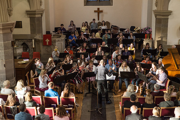 Concert photography in Midlothian, community band image by John Gilchrist Edinburgh photographer 2016 0043