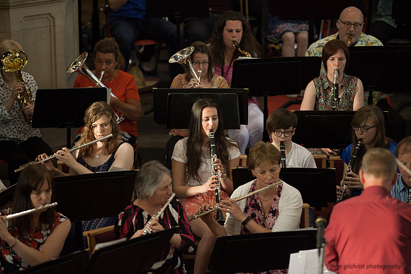 Concert photography in Midlothian, community band image by John Gilchrist Edinburgh photographer 2016 0061