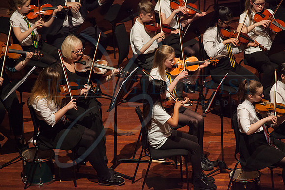 Festival of Music, Midlothian Schools Instrumental Music Service, Usher Hall, Edinburgh Photo 0090