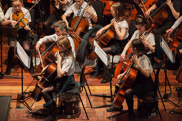 Festival of Music, Midlothian Schools Instrumental Music Service, Usher Hall, Edinburgh Photo 0097