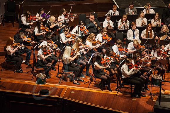 Festival of Music, Midlothian Schools Instrumental Music Service, Usher Hall, Edinburgh Photo 0189