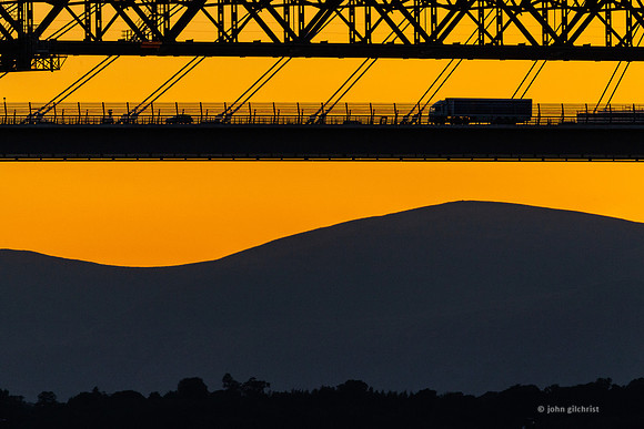 Sundown Forth Bridges Sunset Forth Bridges IMG180706EdinburghPhotographer0005JG