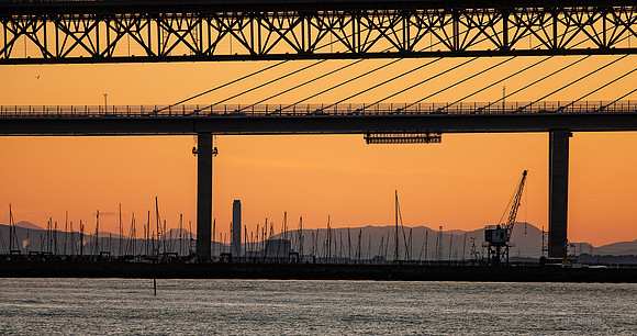 Sundown Forth Bridges Sunset Forth Bridges IMG180706EdinburghPhotographer0003JG