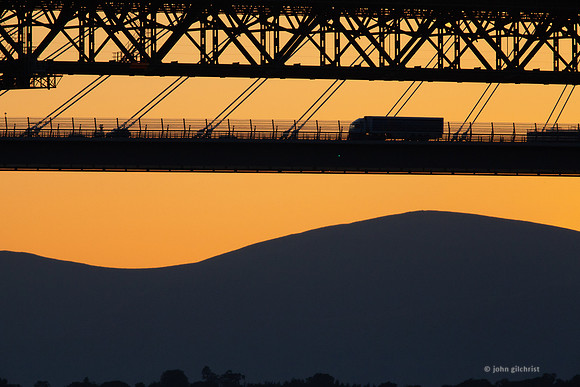 Sundown Forth Bridges Sunset Forth Bridges IMG180706EdinburghPhotographer0006JG