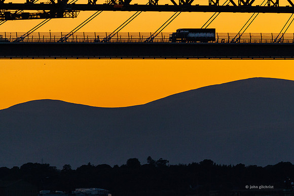 Sundown Forth Bridges Sunset Forth Bridges IMG180706EdinburghPhotographer0009JG