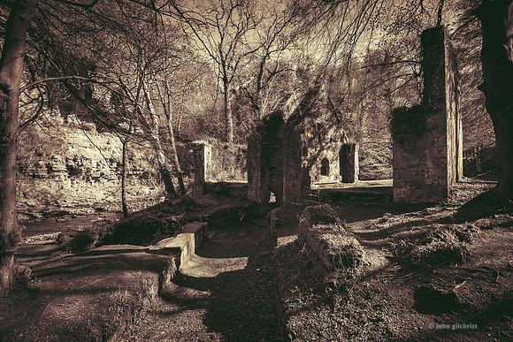 Edinburgh Photography Services, John Gilchrist, Midlothian Photos Roslin Glen Gunpowder Mills 20-0011