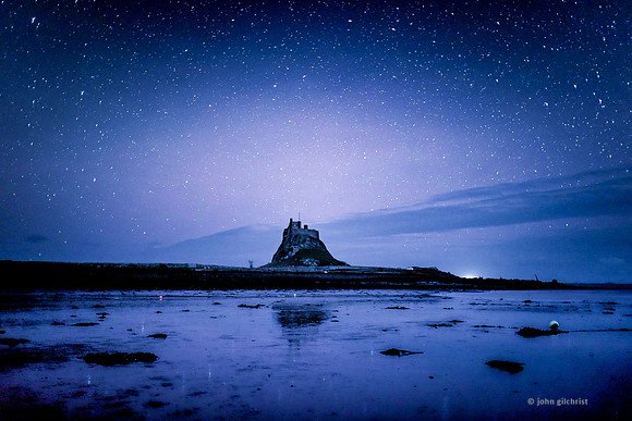 Holy Island of Lindisfarne related may contain night photo references of places and locations in Lindisfarne, photography by john gilchrist