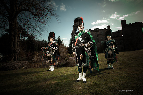 Scottish Pipers at Dalhousie Castle Hotel Image-201503210163