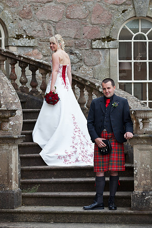 John Gilchrist Edinburgh wedding photographer at Haddo House | Wedding of Joyce and Rik JR1327