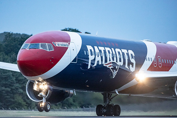 New England Patriots, aviation related, may contain aircraft, airline or airport references, Aviation photography by John Gilchrist