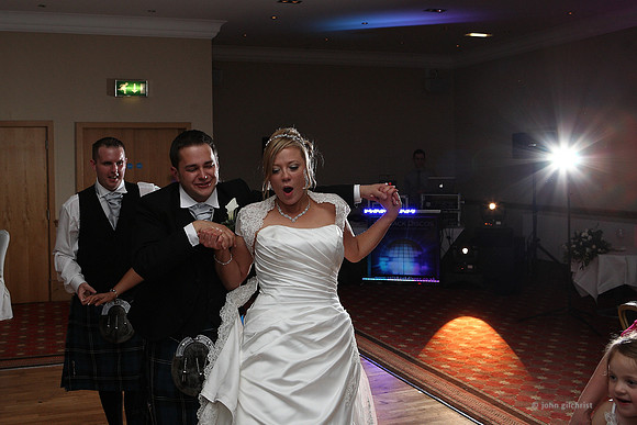 John Gilchrist Edinburgh wedding photographer at Marine Hotel, Wedding of Katie and Chris KC1114